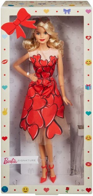 Кукла Mattel Barbie Коллекционная кукла в красном платье1