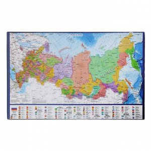 Покрытие настольное 38 x 59 см, Calligrata, «Карта России»