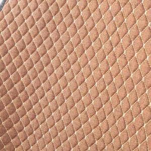 Накидки на передние сиденья CarPerformance, 2 шт. материал  fiberflax (мягкий лен), мелкое плетение, прострочка ромб, поролон 10 мм., противоскользящая подкладка , корич./бежевый