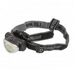 Фонарь LED налобный, элементы питания 3xAAA