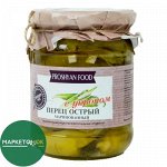 Перец острый маринованный  с укропом 500 гр. &quot;Прошян&quot;1/12, шт