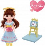 Pittet Linky Coco - кукла в наборе с мольбертом