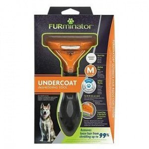 Фурминатор FURminator M для средних собак с короткой шерстью. СКИДКА 30%