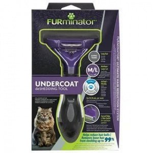 Фурминатор FURminator M/L для больших кошек c длинной шерстью