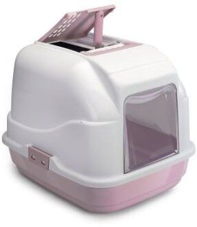 IMAC био-туалет для кошек EASY CAT 50х40х40h см, розовый