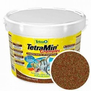 TetraMin Granules корм для всех видов рыб в гранулах 10 л (ведро)