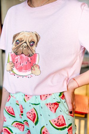 Пижама Ткань: Кулирка (100% хлопок)
Цвет: Розовый
Год: 2020
Страна: Россия