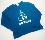 Лонгслив &quot;Boxing&quot;. Цвет бирюза