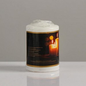 Свеча - цилиндр ароматическая "Ландыш". 5.6х8 см