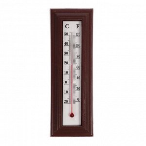 Термометр LuazON, комнатный, спиртовой, коричневый