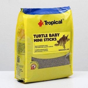 Корм Tropical Turtle Baby Mini Sticks для черепах, плавающие палочки, 1 кг
