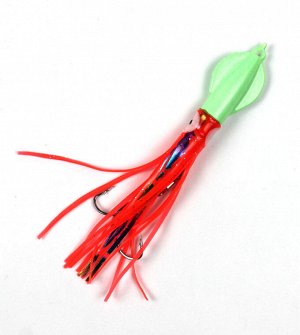 Джиггер JpFishing Squid Davy Jig (40гр, Green/Japan Red UV)