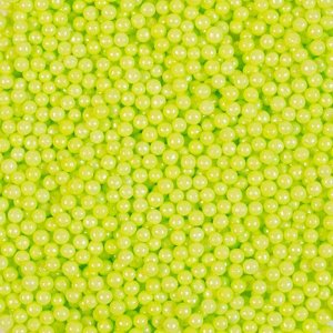 Кондитерская посыпка «Сахарные шарики» 4 мм, зеленые, перламутровые, 50 г