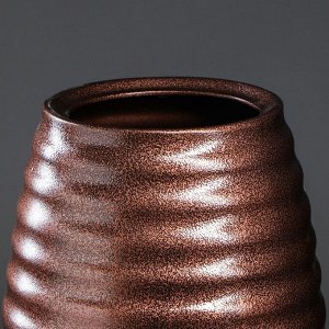 Ваза напольная "Улей", бронза, 72 см, керамика