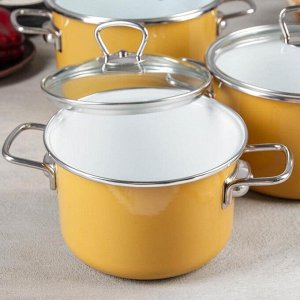 Набор посуды Mustard, 3 шт: 2 л, 3 л, 4 л