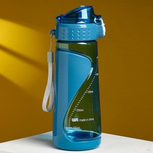 Бутылка для воды "Sports"  600 мл, микс