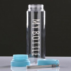 Бутылка для воды 750 мл,"My bottle",  микс, 7х25 см