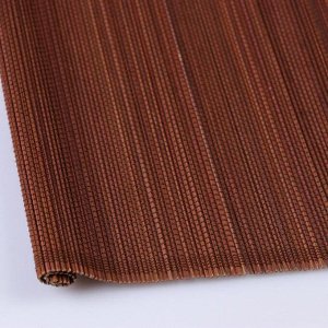 Салфетка плетеная темно-коричневая 40x30 см.(бамбук)
