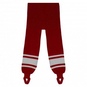Рейтузы хоккейные, размер 46, цвет красный/белый
