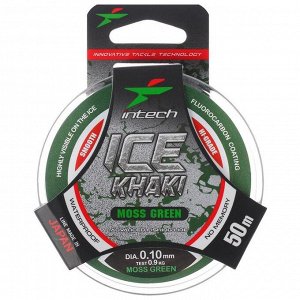 Леска Intech Ice Khaki moss green 0,10, 50 м