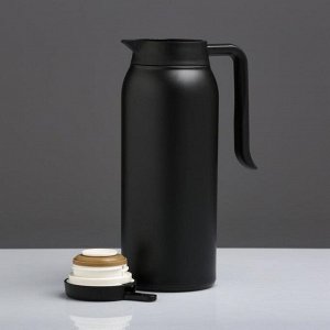 Термос-кофейник "Теним" 1.6 л, сохраняет тепло 8 ч, чёрный