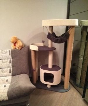 Комплекс для кошки "Мега Гулливер с гамаком" 150см