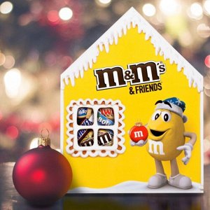 M&M’s & Friends (215 гр) Пряничный домик Новогодний подарочный набор