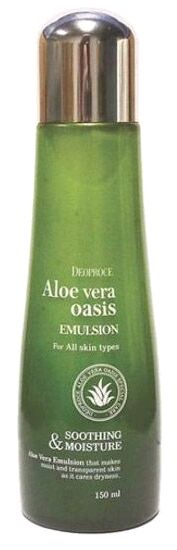 DEOPROCE   ALOE VERA OASIS - EMULSION (SOOTHING & MOISTURE)  Эмульсия для лица с "Экстрактом алоэ вера" 150 мл.