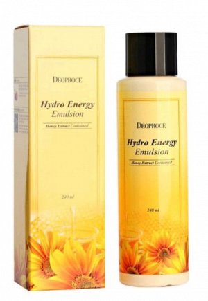 DEOPROCE   EMULSION HYDRO ENERGY - HONEY EXTRACT  Эмульсия для лица с "Экстрактом меда" 240 мл.