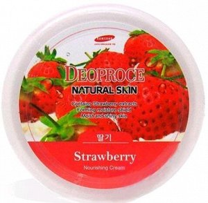 DEOPROCE   NATURAL SKIN - STRAWBERRY  Крем для лица и тела с "Экстрактом клубники" 100 г.