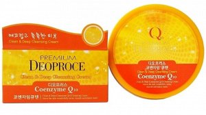 DEOPROCE   PREMIUM CLEAN & DEEP CLEANSING CREAM - COENZYME Q10  Крем для лица очищающий с "Коэнзимом Q10" 300 г.