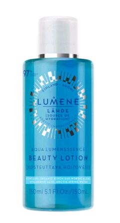 LUMENE   LAHDE BEAUTY LOTION  Увлажняющий лосьон для красоты кожи "Aqua Lumenessence " 150 мл.