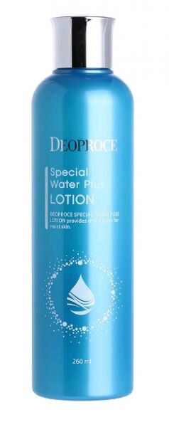 DEOPROCE   SPECIAL WATER PLUS - LOTION  Увлажняющий омолаживающий лосьон для лица 260 мл.