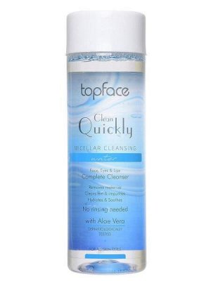 TOPFACE   CLEAN QUICKLY - MICELLAR CLEANSING WATER  Мицеллярная вода 190 мл.