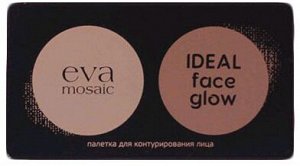 EVA MOSAIC   (palette) IDEAL FACE GLOW  Палетка для контурирования лица  7 г. №02