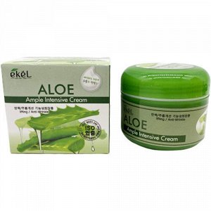 EKEL   AMPLE INTENSIVE CREAM - ALOE  Интенсивный крем для лица с "Экстрактом алоэ" 100 г.