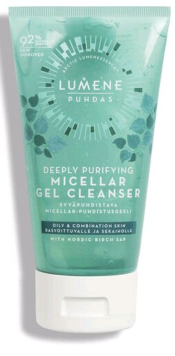 LUMENE   PUHDAS - MICELLAR GEL CLEANSER  Мицеллярный гель для глубокого очищения кожи "Deeply purifying" 150 мл.