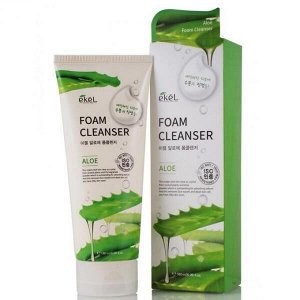 EKEL   FOAM CLEANSER - ALOE  Пенка для умывания  с "Экстрактом алоэ" 180 мл.