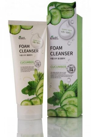 EKEL   FOAM CLEANSER - CUCUMBER  Пенка для умывания с "Огурцом" 180 мл.