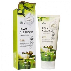 EKEL   FOAM CLEANSER - SNAIL  Пенка для умывания с "Муцином улитки" 180 мл.