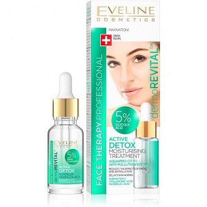 EVELINE   FACE THERAPY PROFESSIONAL - ACTIVE DETOX  Увлажняющая сыворотка DERMOREVITAL 18 мл.