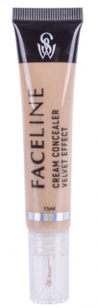 SHINEWELL   FACE LINE - CREAM CONCEALER VELVET EFFECT  Кремовый консилер для лица 15 мл. №FLC3-03 бежевый