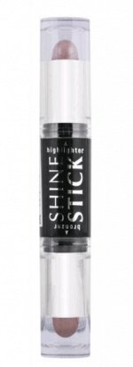 SHINEWELL   SHINE STICK - BRONZER+HIGHLIGHTER  Двойной стик: бронзер + хайлайтер №FLH1-02 светло-розовый+медный