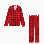 Пижама мужская KAFTAN &quot;Клетка&quot; р.54