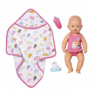 Кукла Baby Annabell, 30 см, для игры в воде, полотенце, бутылочка, игрушка