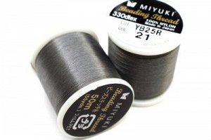 Нить для бисера Miyuki Beading Thread, длина 50 м, цвет 21 Earl Grey, нейлон, 1030-273, 1шт