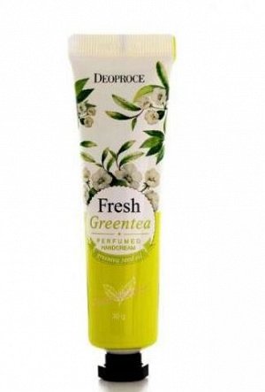 Питательный и парфюмерный крем для рук с зеленым чаем PERFUMED HANDCREAM FRESH GREEN TEA, 30g