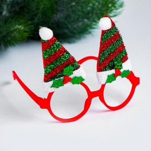 Карнавальные очки «Колпачки», цвета МИКС