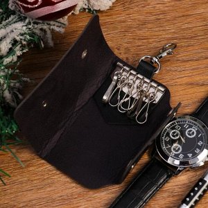 Набор подарочный 4в1 (ручка, часы, ключница, брелок)