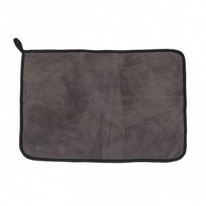 Тряпка для мытья авто, CARTAGE, микрофибра, 350 г/м, 30х40 cм, сине-серая